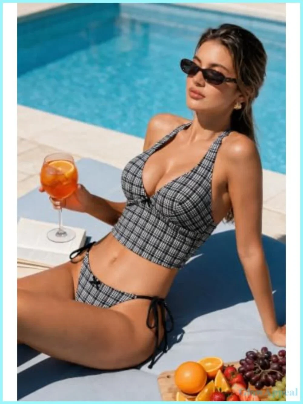 Halter String Bikini Set Cheeky Thong Two Piece Swimsuit